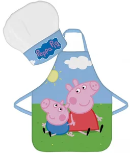 Dětská kuchařská sada Peppa Pig – zástěra a čepice