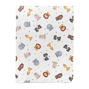 Dětská mušelínová deka Zoo Mijolnir 75×100 cm