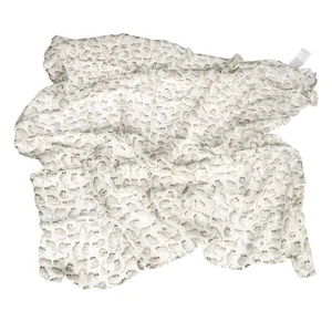 Dětská mušelínová zavinovací deka Kitty Cats 120×120 cm – Rex London