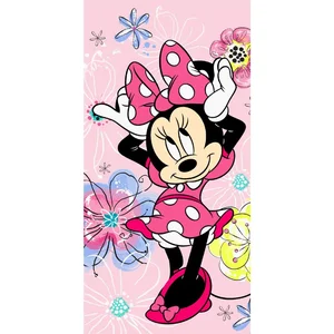 Dětská osuška Minnie růžová 70x140 cm