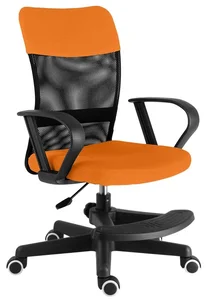 Dětská otočná židle Neoseat MONKEY s podnoží černá/oranžová