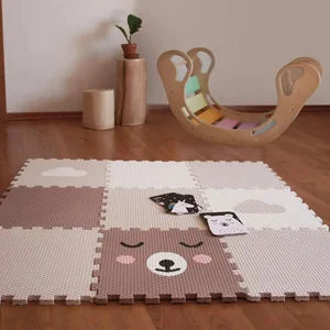 Dětská podlaha Minideckfloor 9 dílů - Méďa a Mráček