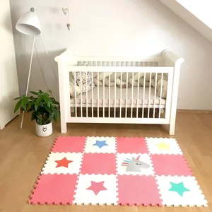 Dětská podlaha Minideckfloor s motivem jednorožce a hvězd