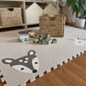 Dětská podlaha Minideckfloor s motivy zvířátek a jednorožce