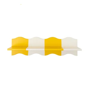 Dětská police Bubbi 80 cm – Bloomingville Mini, žlutá/bílá