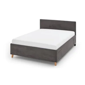 Dětská postel 120x200 cm s úložným prostorem – antracit Cool (Meise Möbel)