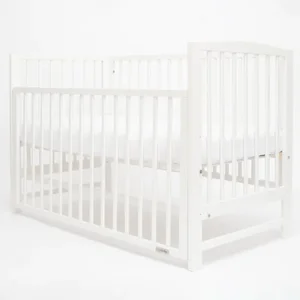 Dětská postýlka NEW BABY Lilly se stahovací bočnicí, bílá
