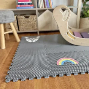 Dětská puzzle podlaha Minideckfloor 12 dílů - Koloušci, duha a tlapka