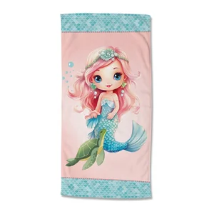 Dětská sametová plážová osuška 75×150 cm – Alisse Good Morning