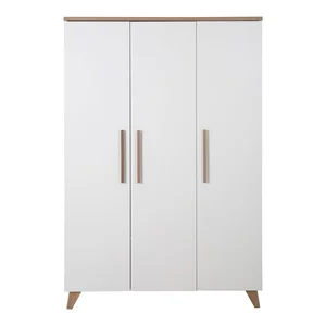 Dětská šatní skříň, bílá, 118 × 190 cm – Roba