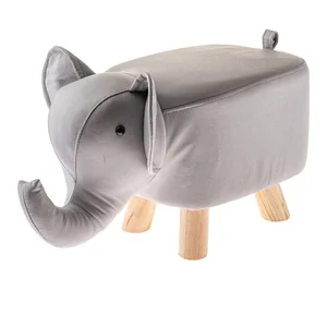 Dětská stolička Elephant, světle šedá – Dakls