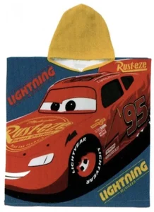 Dětské bavlněné pončo Cars 60x120 cm