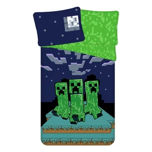 Dětské bavlněné povlečení Minecraft 140x200 cm