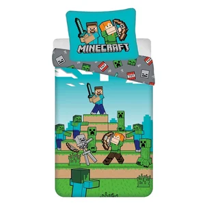Dětské bavlněné povlečení Minecraft We Got This 140x200 cm – Jerry Fabrics