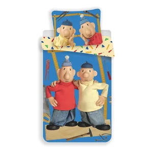 Dětské bavlněné povlečení Pat a Mat 140x200 – Jerry Fabrics