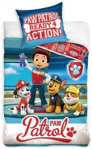 Dětské bavlněné povlečení Paw Patrol Ready 4 Action 70x90 a 140x200 cm