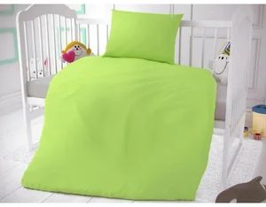 Dětské bavlněné povlečení světle zelené Kvalitex
