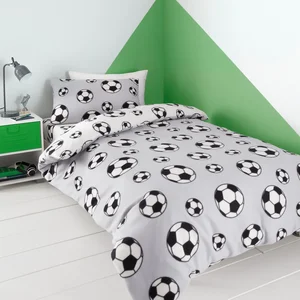 Dětské flanelové povlečení Football 135×200 cm