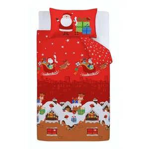 Dětské povlečení do postýlky 120 × 150 cm – Santa's Christmas Presents, Catherine Lansfield