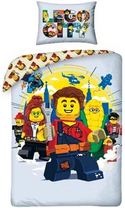 Dětské povlečení LEGO CITY Adventures 70x90/140x200 cm