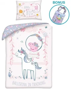 Dětské povlečení Peppa Pig Velké sny 40x60/135x100 cm