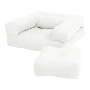 Dětské rozkládací křeslo Mini Cube Creamy
