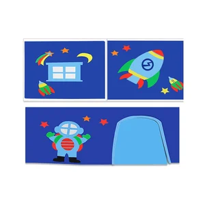 Dětské závěsy Astro 3 ks 195x75 cm Vipack