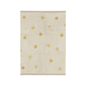 Dětský bavlněný koberec Hippy Dots Honey 120x160 cm