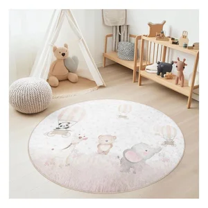Dětský hrací koberec Dainty Animals Ø120 cm – Mila Home