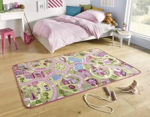 Dětský koberec Play 102378, růžový, 160×240 cm