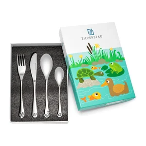 Dětský nerezový příbor Water Life 4 ks