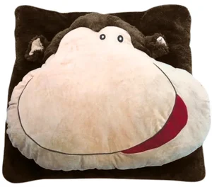 Dětský plyšový polštář CUDDLI FRIENDS 70x70 cm