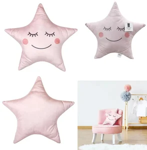 Dětský růžový dekorativní polštářek Pinky