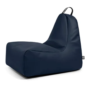 Dětský sedací vak Chill M – So Soft, tmavě modrý