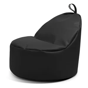 Dětský sedací vak Round M z imitace kůže