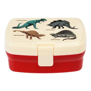 Dětský svačinový box Prehistoric Land – Rex London (červený/krémový)
