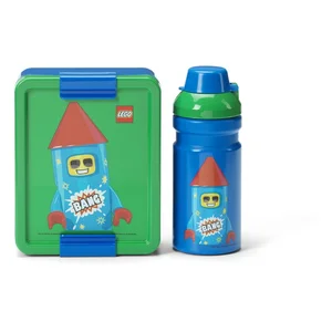 Dětský svačinový box Rocket s lahví LEGO
