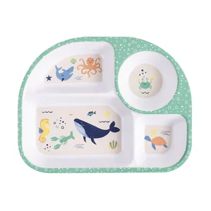 Dětský talíř Ladelle Ocean 27×21 cm, bílý