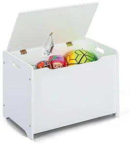 Dětský úložný box na hračky TREASURE bílý
