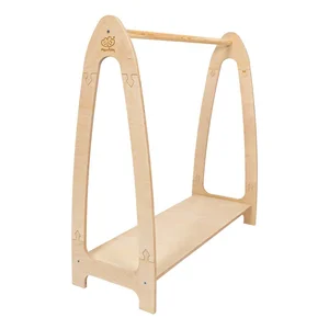 Dětský věšák z borovice 60×96 cm Montessori Meowbaby