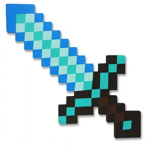 Diamantový meč Minecraft 45 cm – pěnový