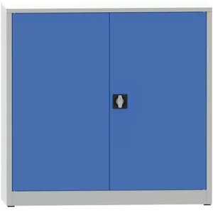 Dílenská kovová skříň na nářadí KOVONA JUMBO, 2 police