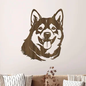 Dřevěná dekorace SHIBU INA Ořech 33x40 cm