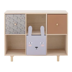 Dřevěná dětská knihovna Pavlovnie, přírodní 55×89,5 cm – Bloomingville Mini Calle