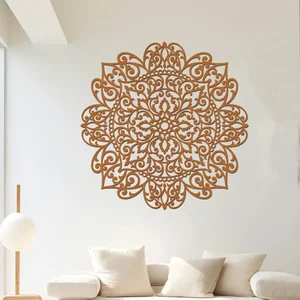 Dřevěná mandala Bezpodmínečná láska 80 cm
