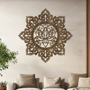 Dřevěná Mandala DUCHOVNÍ RŮST 40 cm