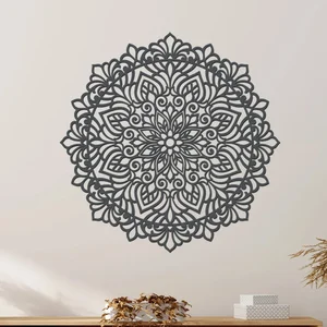 Dřevěná mandala HOJNOST na zeď 40 cm