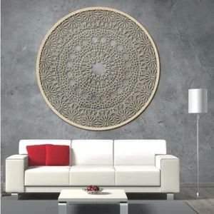 Dřevěná mandala Květu života