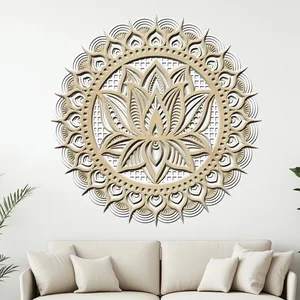 Dřevěná mandala Naděje a Síla 40 cm