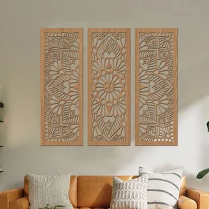 Dřevěná mandala QUADRO 3D s výběrem barev a rozměrů